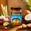 Valcom Thai Style Laksa Paste 230g, Authentic Thai Curry Soup Base, Southeast Asian Noodle Soup Cooking Condiment (Pack of 4) view 4
