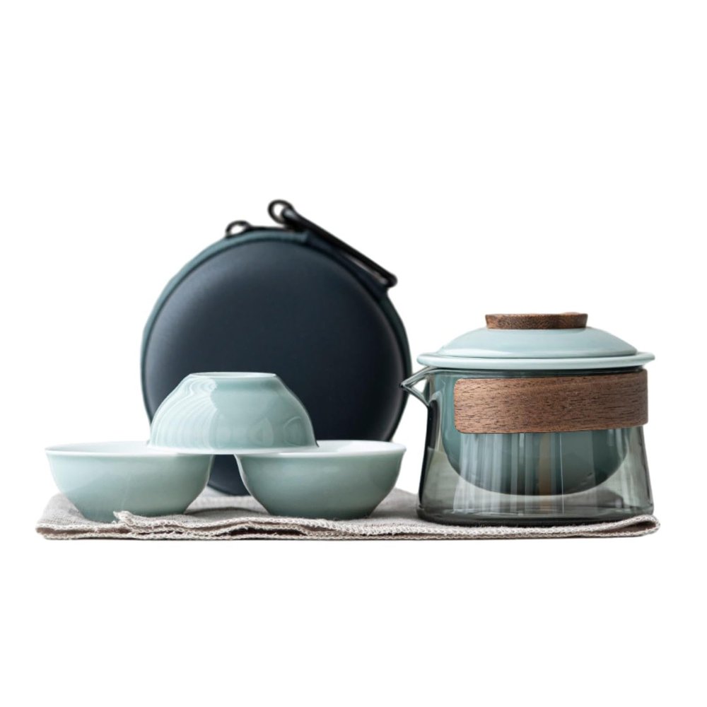 Travel Tea Set Outdoor Portable Quik Cup-Grey -200ml