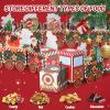 UPKOCH Fillable Advent Calendar Candy Box Set with Train-shaped Paper Design, Lightweight Portable Present Packaging Featuring Versatile Storage Compartments for Holiday Countdown view 3
