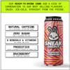 SNEAK Energy Drink Cans | Mango Meltdown with Brainberry | No Sugar. No Junk. Just Natural Caffeine & Focus-Boosting Nootropics | 500ml x 12 view 3