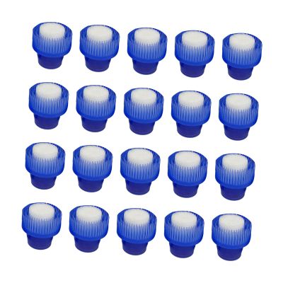 20 Piece for Shoe Cleaner Refill Heads Replacement Set with Connector Base for White Sneaker Care and Routine Home Use Shoe Cleaner Refill Heads Care Replacement White Sneaker Set Connector Base Home