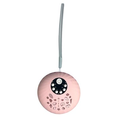 Infant White Features Relaxing Nature Sounds and Soft Night Light ABS Texture for Peaceful Portable Sound Machine