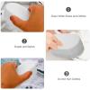 VILLFUL Soft Bristle Fabric and Shoe Cleaning Brush, Laundry Scrub Brush for Household Clothes and Bathtub Use, White Plastic view 3