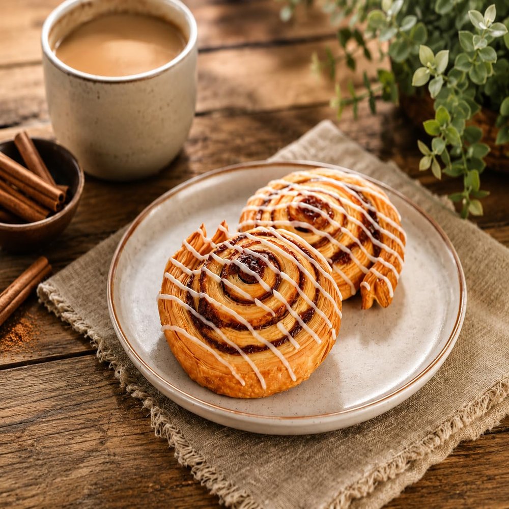 Fakhri Cinnamon Swirls 2 Pack | Soft, Buttery Swirled Pastries with Sweet Cinnamon Filling