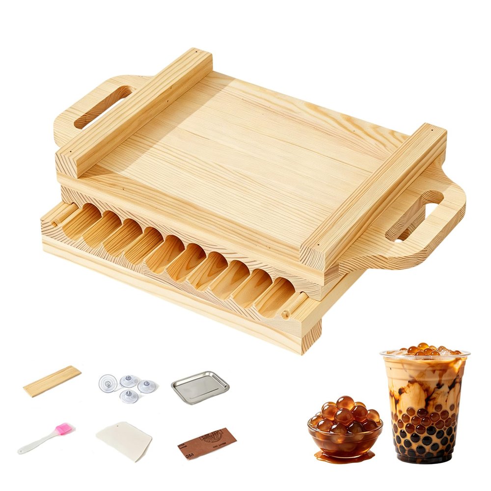 Qlbnxks DIY Bubble Boba Pearl Maker Tool Tapioca Pearls DIY Tools for Milk Tea Shop and Home Kitchen(Size:19mm)