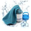 Cold Sweat Towel, Cooling Towel Cooling Neck Wrap Stay Cool Ice Towel for Hot Weather Microfibre Towel for Neck, Forehead, Wristband, Bandana For Men Women Gym Light Blue view 1