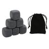 BONKZEBU Basalt Whiskey Stones Gift Set with Bag Reusable Chilling Rocks for Whiskey Lovers and Beverages (6) view 1