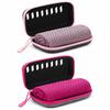 Cooling Towel, 30x90CM Ice Cool Microfiber Neck Towel with EVA Case, Quick Dry Sweat Towel for Gym Running Yoga Camping. (2Pcs-E) view 1