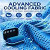 Cooling Towel, 30x90CM Ice Cool Microfiber Neck Towel with EVA Case, Quick Dry Sweat Towel for Gym Running Yoga Camping. (2Pcs-E) view 3