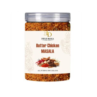 EDZZEL Butter Chicken Masala Seasoning Blend for Rich Indian Style Cooking | Flavorful Spice Mix for Curry, Gravy, Marinade, Roasting & Everyday Kitchen Recipes | Spice & Seasoning Gifts