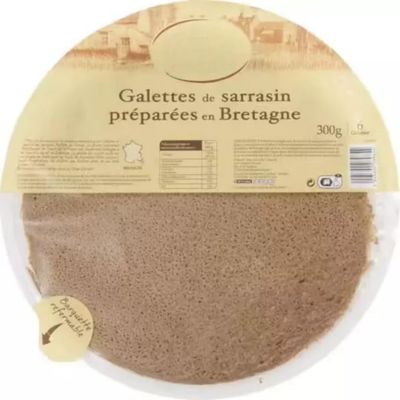 Rafletz de France Brittany's Buckwheat pancakes x6-300g Pack of 8