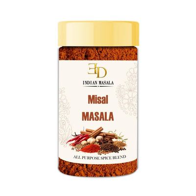 EDZZEL Misal Masala Seasoning Blend for Curry, Gravy, Snacks & Savory Recipes | Flavorful Spice Mix | Kitchen Cooking Seasoning | Spice & Seasoning Gift