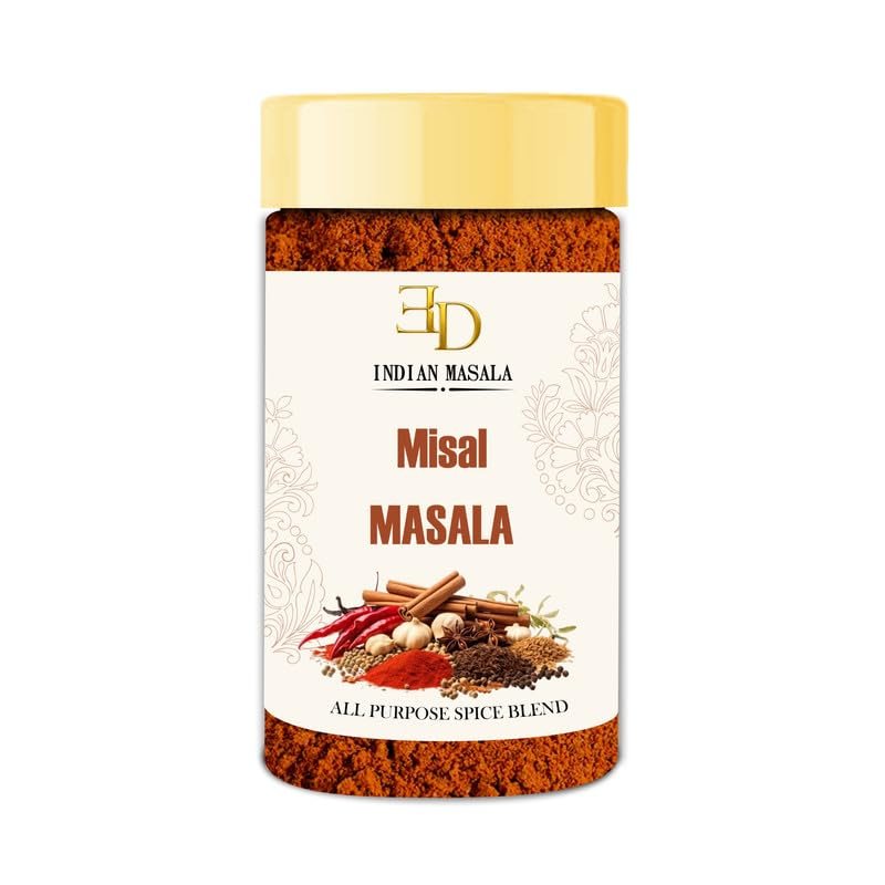 EDZZEL Misal Masala Seasoning Blend for Curry, Gravy, Snacks & Savory Recipes | Flavorful Spice Mix | Kitchen Cooking Seasoning | Spice & Seasoning Gift