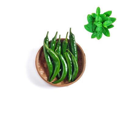 Green Chillies-India/Spain (1-2kg) | Fresh Mint Included