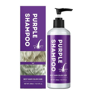 Hair Shampoo 300ml Pump Bottle for Smoothing Hydrating Home Washing Care for All Hair Types, English Label for Bathroom Routine, 10.14 Fl Oz