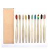 10PCS Toothbrush Set Soft Bristle Charcoal Teeth Whitening Toothbrushes Soft Dental Oral Care Adult/Kids(10PCS Adult) view 1
