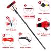 10m Carbon Fibre Telescopic Pole Window & Solar Panel Cleaning Kit: With 35cm Water-Fed Brush, Soap Dispenser, 20m Hose, Ideal for Cleaning Roofs, Cars view 3