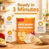 500g Instant Fruit Oatmeal Apple Banana Milk Flavor Breakfast Meal Replacement Powder view 3