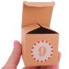 SECFOU 1set Refillable Christmas Advent Calendar Box with Empty Candy Container for DIY Holiday Countdown Gift Organizer Festive Decor for Family and Office Fun view 4
