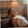 Sauna Pillow, Wooden Sauna Headrest with Rotatable Design for Neck Support Cervical Ergonomic Pillow for Home Spa and Room Use view 3