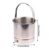 Professional Wash Bucket Set 1.6L Capacity Stainless Steel Wash Bucket with Colon Nozzle Easy to Use Stainless Steel Set view 3