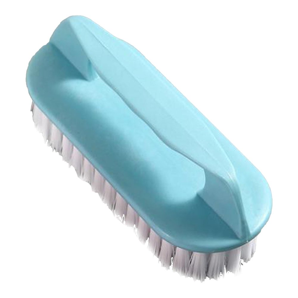 Aramox Laundry Brush, PP Nylon Shoe Cleaning Brush 6 X 5.5 X 13.5cm, Soft Comfortable Grip Multifunction Design for Clothes Shoes Carpets Blankets Curtains Home Dorm (Blue)