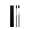 Soft Toothbrush Men Women Adult Gold Silver Brushes Elegance Gentle Toothbrushes(2pcs SB) view 1