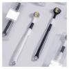 Three Sided Toothbrush with Independent Transparent Packaging Spiral Wire Adults Soft Bristled Home Couple Travel Set(Black) view 2