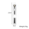 Three Sided Toothbrush with Independent Transparent Packaging Spiral Wire Adults Soft Bristled Home Couple Travel Set(Black) view 4