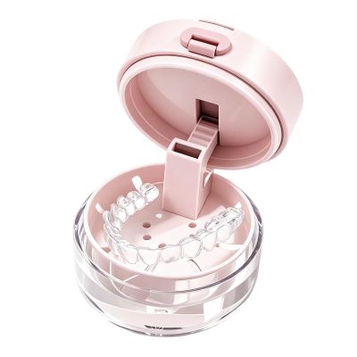Retainers Case Leakproof Cleaning Storage with Removable Basket