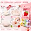 6 Flavors Ice Cream Mix Powder 100g Pack DIY Homemade Maker Kit Easy Recipe No Machine Needed view 4