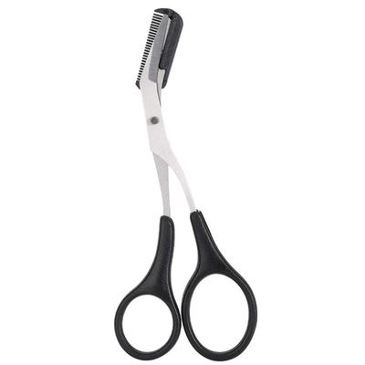 Eyebrow Comb Scissors Portable Detachable Curved Eyebrow Scissors Eyebrow Tool