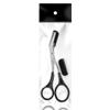 Eyebrow Comb Scissors Portable Detachable Curved Eyebrow Scissors Eyebrow Tool view 3