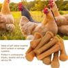 Rengue 10PCS Rubber Chicken Hair Removal Bar with Soft Rubber Material for Livestock Farm Poultry (Threaded circle) view 2