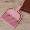 Mini Broom and Dustpan Set Pink for Desktop Cleaning Pp view 3