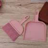 Mini Broom and Dustpan Set Pink for Desktop Cleaning Pp view 4