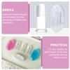 HAPINARY Silicone Finger Toothbrush Set Teeth Cleaner 9pcs with Storage Boxes, Oral Cleaning and Easy to Store for Babies and Young for Newborns view 4