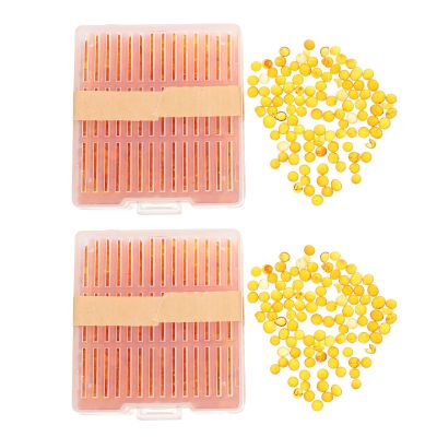 Tofficu 2 Boxes Silicone Desiccant Moisture Absorber with Colour Change Indicator for Cameras and Clothing, Abs Material, Effective Moisture Absorption for Sealed Environments