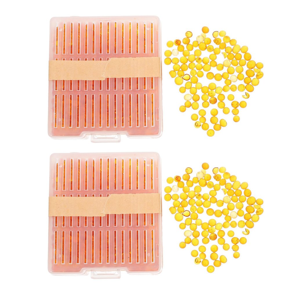 Tofficu 2 Boxes Silicone Desiccant Moisture Absorber with Colour Change Indicator for Cameras and Clothing, Abs Material, Effective Moisture Absorption for Sealed Environments
