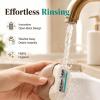Portable 3-Layer Hair Shaver with Rotating Cover, Anti-Slip Travel Shaving Razors, Triple Blade Precision & Wet/Dry Use, Compact Travel Razor for Legs, Underarms & Face (2pcs) view 4