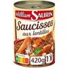 William Saurin Saucisses Lentilles Cuisines (1/2) 420g view 1