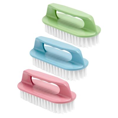 HOMOCONO 3pcs Shoe Washing Brush Set with Soft Bristles Lightweight Pp Material and Easy to Grip Handle for Handheld Scrubbing Shoes and Clothes at Home