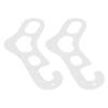 Ausla Acrylic Hooked Sock Blockers for Knitting and Crocheting, Ensures Stitch Integrity in Handcrafted Socks view 1