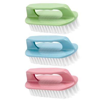WHAMVOX 3pcs Multi-purpose Soft Bristle Shoe Brush with Pp Handle for Home Use, Compact Design and Exquisite Craftsmanship, for Cleaning Shoes and Clothes Efficiently