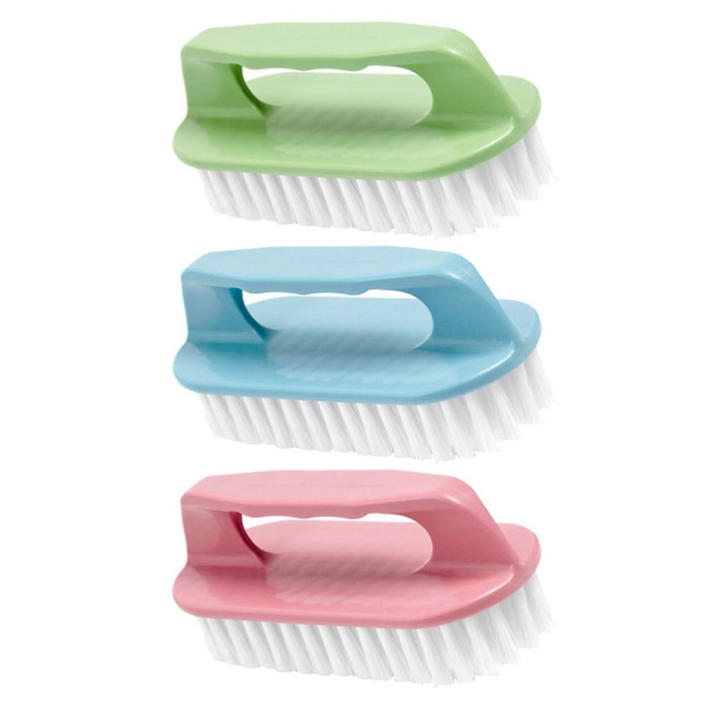 WHAMVOX 3pcs Multi-purpose Soft Bristle Shoe Brush with Pp Handle for Home Use, Compact Design and Exquisite Craftsmanship, for Cleaning Shoes and Clothes Efficiently