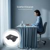 Foot Rest Under Desk, Ergonomic Foot Rest with Massage Roller, Anti-Slip Base, Portable ABS Plastic Foot Stool, Improve Posture, Relieve Leg Strain & Enhance Comfort, for Office & Home view 2