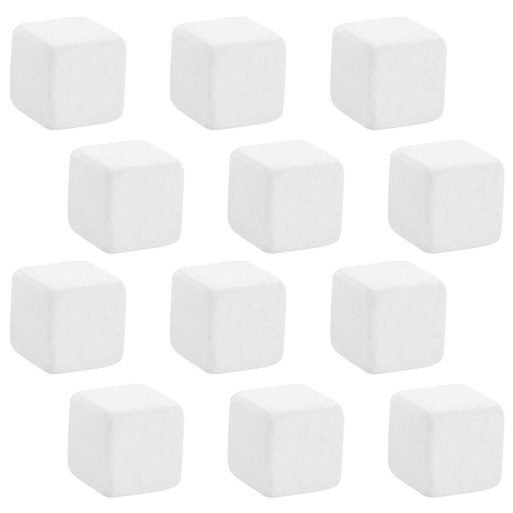 Angoily 12pcs White Calcium Mineral Blocks for Turtle Tank, Safe and Economic Natural Calcium Stones for Aquatic Animals, Fish Tank Supplies for Water Quality Stabilising and Chewing