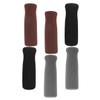 TINEASUR Non-slip Crutch Handle Grips Ergonomic Design 6pcs with Ergonomic Design with Thicken Nitrile Butadiene Rubber Material , Protect Hands for Walking Stick and Trolley for Elderly view 1