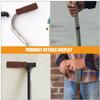 TINEASUR Non-slip Crutch Handle Grips Ergonomic Design 6pcs with Ergonomic Design with Thicken Nitrile Butadiene Rubber Material , Protect Hands for Walking Stick and Trolley for Elderly view 3