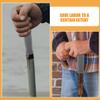 TINEASUR Non-slip Crutch Handle Grips Ergonomic Design 6pcs with Ergonomic Design with Thicken Nitrile Butadiene Rubber Material , Protect Hands for Walking Stick and Trolley for Elderly view 4